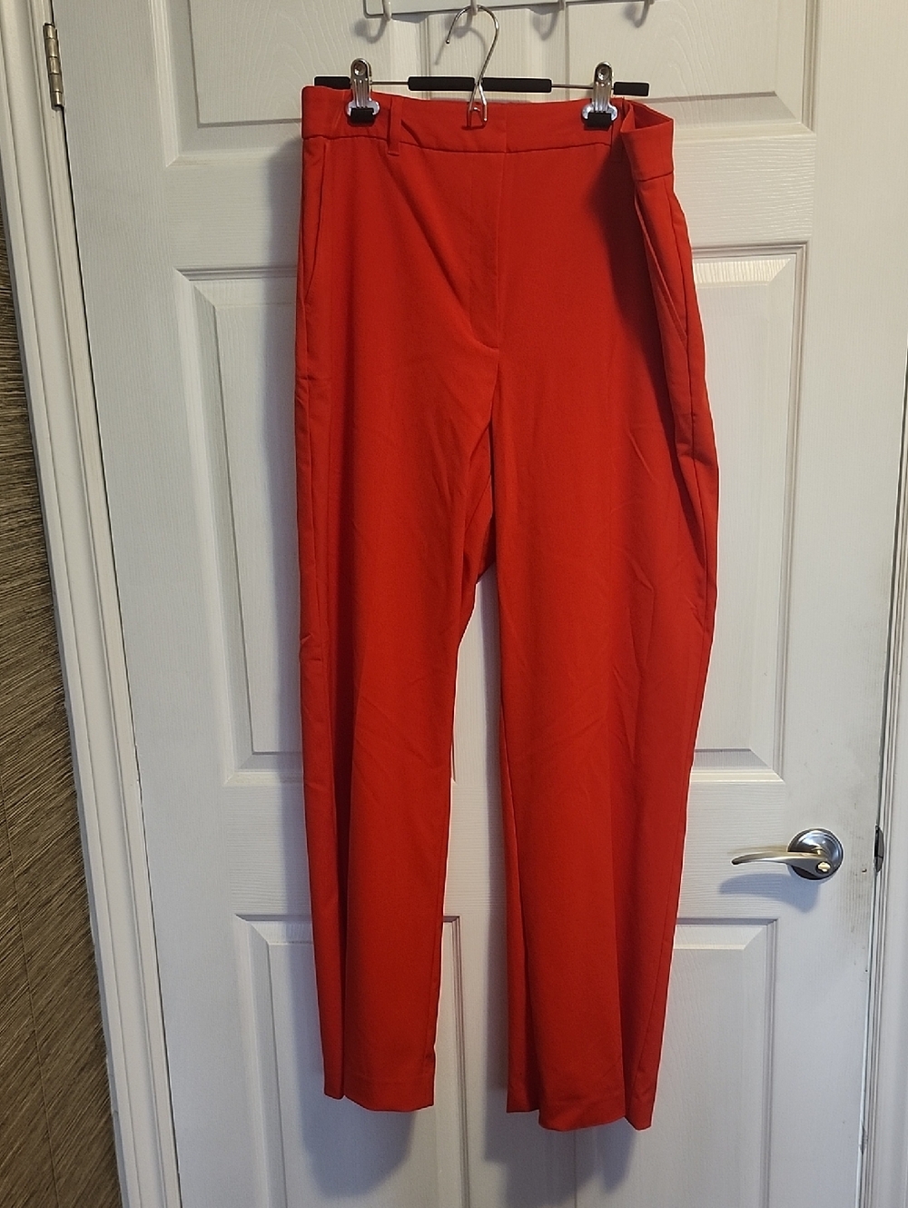 Reitmans Bright Red Straight-Leg Pants